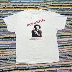90s Jimmie JJ Walker Dynomite Good Times autographed graphic tee
